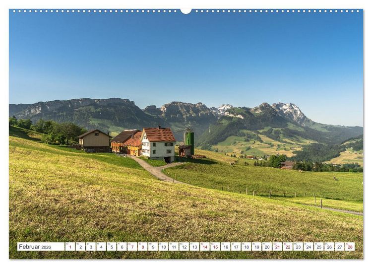 Produktbild: Appenzellerland (hochwertiger Premium Wandkalender 2026 DIN A2 quer), Kunstdruck in Hochglanz
