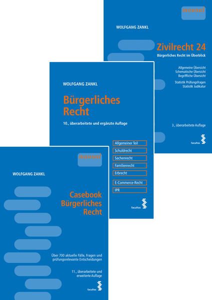 Produktbild: Kombipaket Casebook B&uuml;rgerliches Recht, B&uuml;rgerliches Recht und Zivilrecht 24