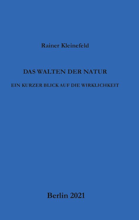 Produktbild: Das Walten der Natur
