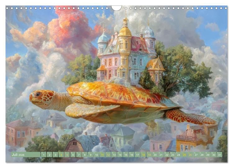 Produktbild: Imaginative Werke - Wunderbar m&auml;rchenhaft (Wandkalender 2026 DIN A3 quer), CALVENDO Monatskalender