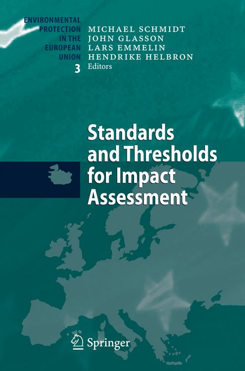 Produktbild: Standards and Thresholds for Impact Assessment