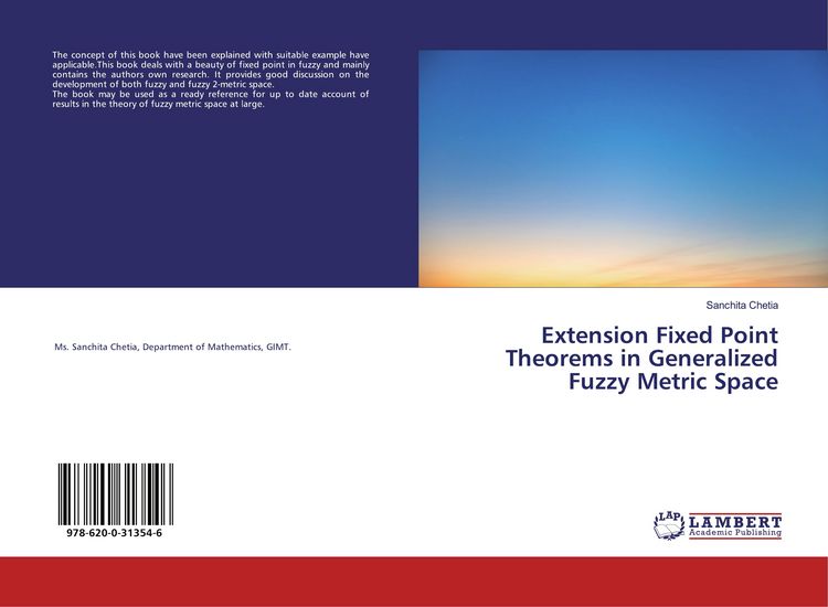 Produktbild: Extension Fixed Point Theorems in Generalized Fuzzy Metric Space