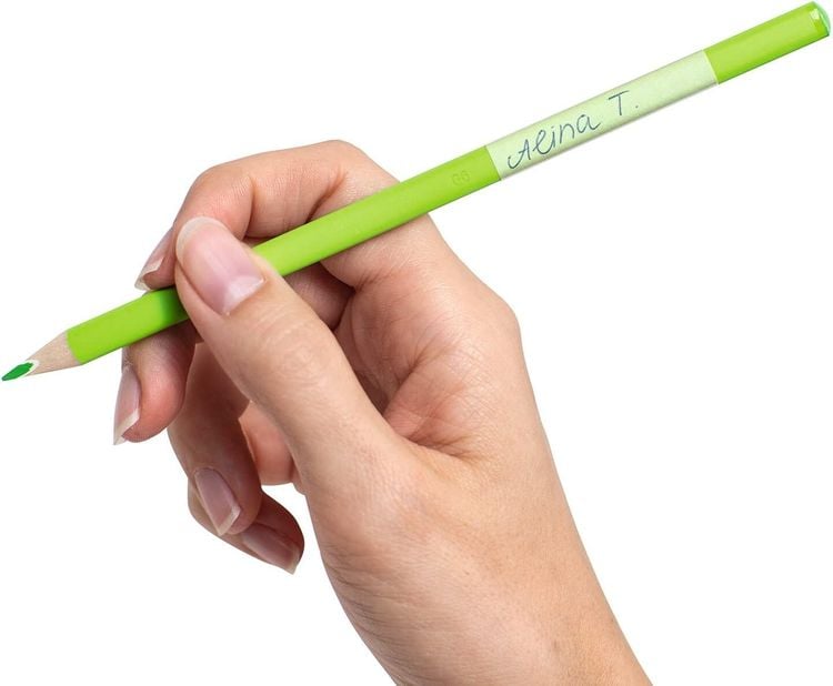 Produktbild: HERMA Stifte-Etiketten Namensaufkleber f&uuml;r Buntstifte, 10 x 46 mm, selbstklebend 60er Set