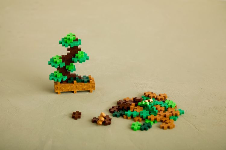 Produktbild: PLUS PLUS - 49 Kreativ Bausteine Bonsai gr&uuml;n