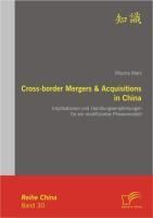 Produktbild: Cross-border Mergers & Acquisitions in China