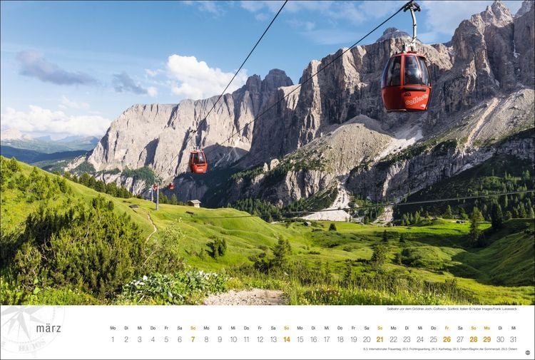 Produktbild: S&uuml;dtirol Globetrotter Kalender 2027 - Von romantischen T&auml;lern und schroffer Bergwelt