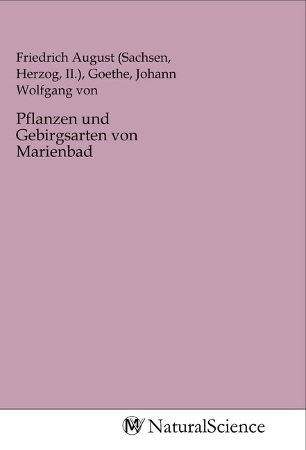 Produktbild: Pflanzen und Gebirgsarten von Marienbad