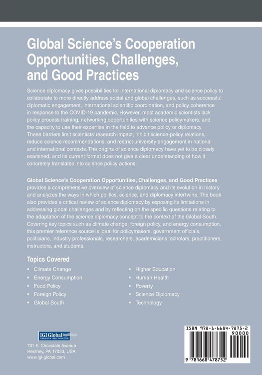 Produktbild: Global Science's Cooperation Opportunities, Challenges, and Good Practices