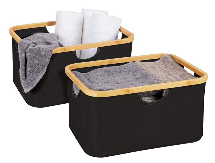 Produktbild: Korb Mod. Ecori, 2er Set, Textilien aus 100 % recyceltem Polyester