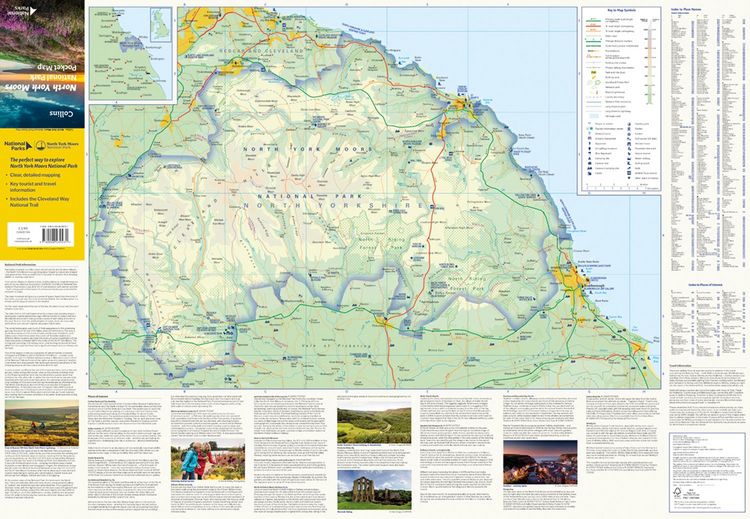 Produktbild: North York Moors National Park Pocket Map