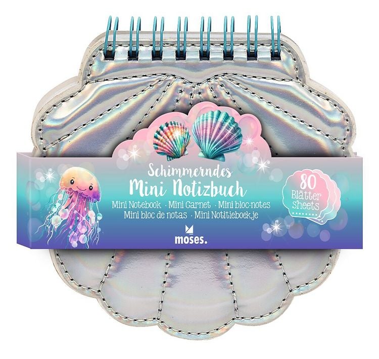 Produktbild: Schimmerndes Mini-Notizbuch