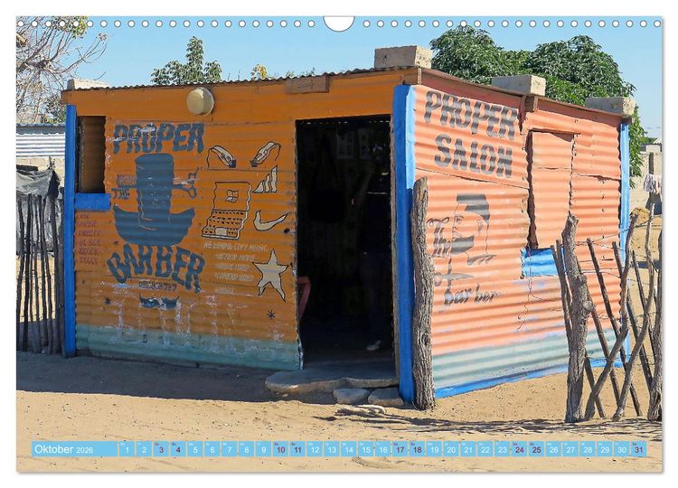 Produktbild: Barbershops in Afrika (Wandkalender 2026 DIN A3 quer), CALVENDO Monatskalender