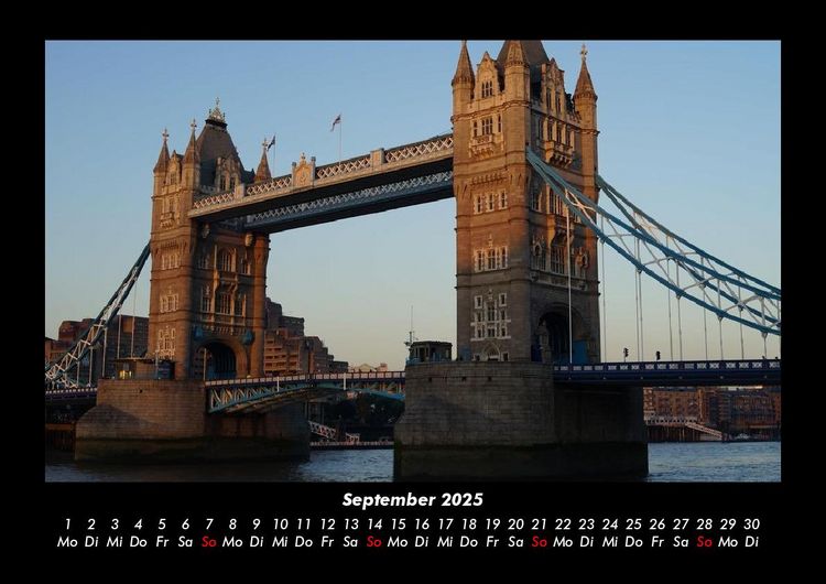 Produktbild: London - Impressionen 2025 Fotokalender DIN A3