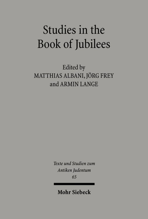 Produktbild: Studies in the Book of Jubilees