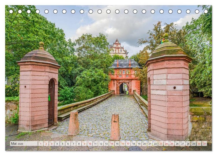 Produktbild: Darmstadt Stadtansichten (Tischkalender 2026 DIN A5 quer), CALVENDO Monatskalender