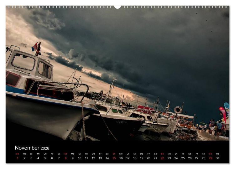 Produktbild: Rovinj Impressionen (Wandkalender 2026 DIN A2 quer), CALVENDO Monatskalender