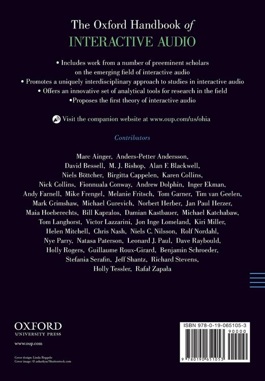 Produktbild: The Oxford Handbook of Interactive Audio
