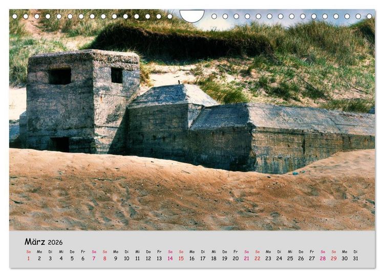 Produktbild: Bunker Zeitzeugen der Geschichte (Wandkalender 2026 DIN A4 quer), CALVENDO Monatskalender