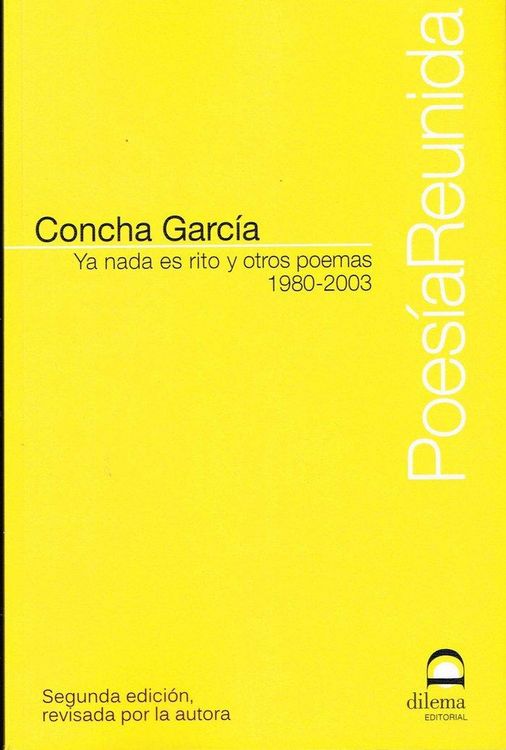Produktbild: Ya nada es rito y otros poemas : 1980-2003
