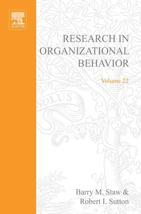 Produktbild: Research in Organizational Behavior