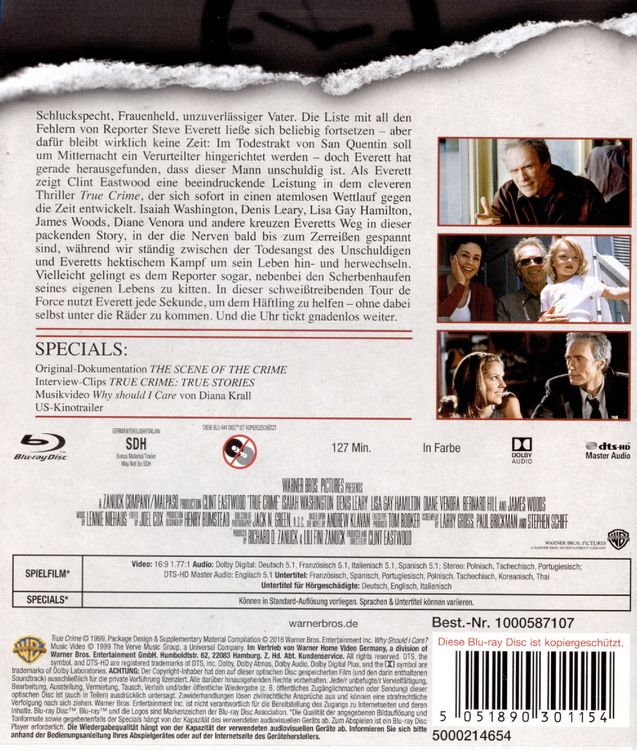 Produktbild: True Crime - Ein wahres Verbrechen