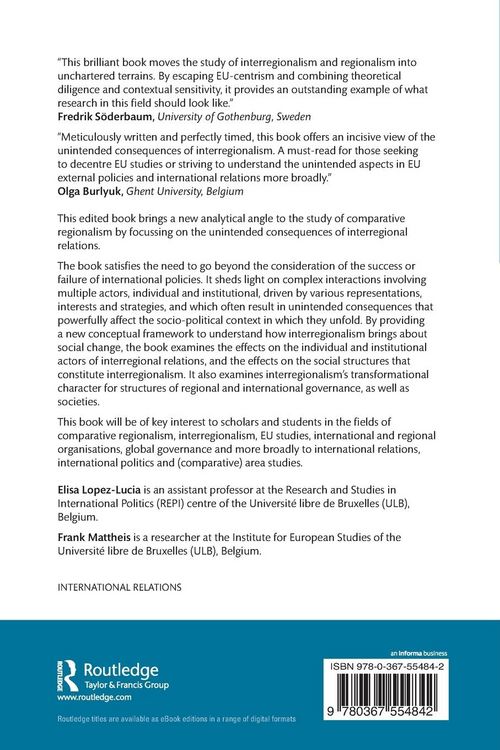 Produktbild: The Unintended Consequences of Interregionalism