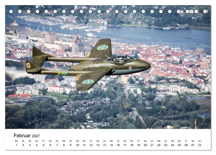 Produktbild: Klassiker der L&uuml;fte (Tischkalender 2027 DIN A5 quer), CALVENDO Monatskalender