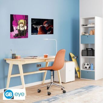 Produktbild: DEATH NOTE Set 2 Chibi Posters - L vs Light & Misa (52x38)