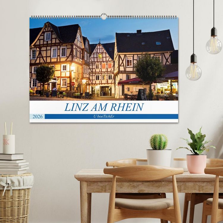 Produktbild: LINZ AM RHEIN (Wandkalender 2026 DIN A2 quer), CALVENDO Monatskalender
