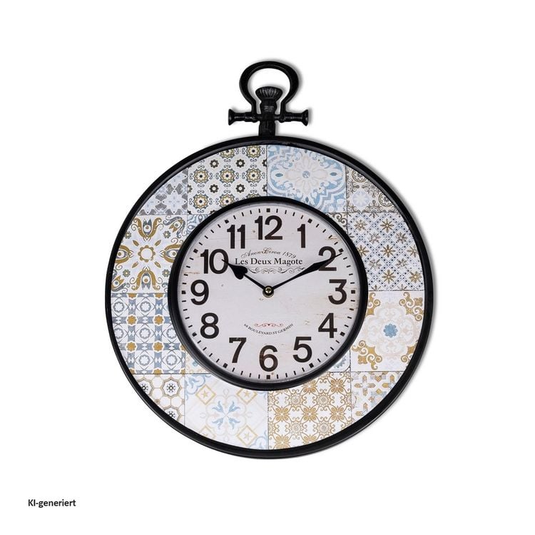 Produktbild: formano Stilvolle analoge Wanduhr im Vintage Design &Oslash;40 cm