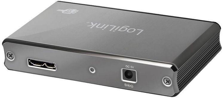 Produktbild: LogiLink UA0282 USB-Hub 4 Port USB-A USB 3.0 5 GBit/s mit Aluminiumgeh&auml;use, mit Status-LEDs Spacegrau UA0282