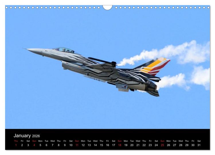 Produktbild: General Dynamics F-16 Fighting Falcon (Wall Calendar 2026 DIN A3 landscape), CALVENDO 12 Month Wall Calendar