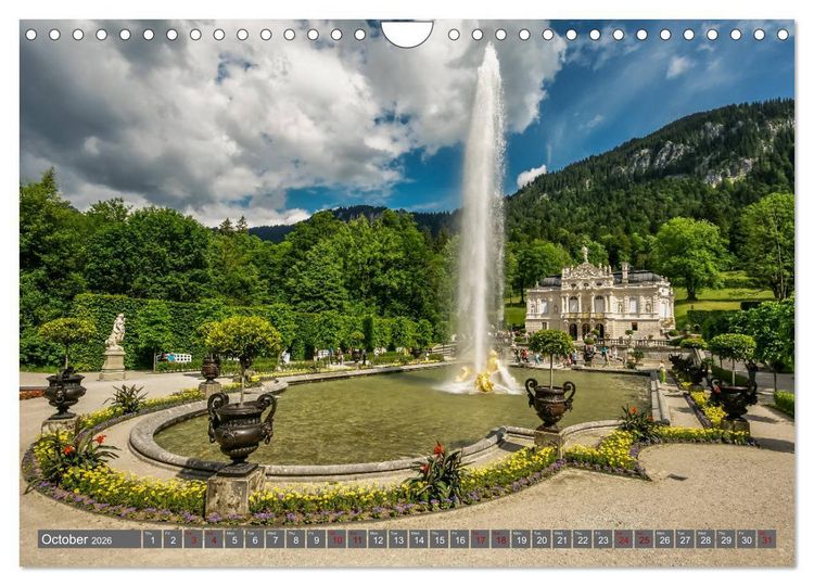 Produktbild: Castles from South Germany (Wall Calendar 2026 DIN A4 landscape), CALVENDO 12 Month Wall Calendar