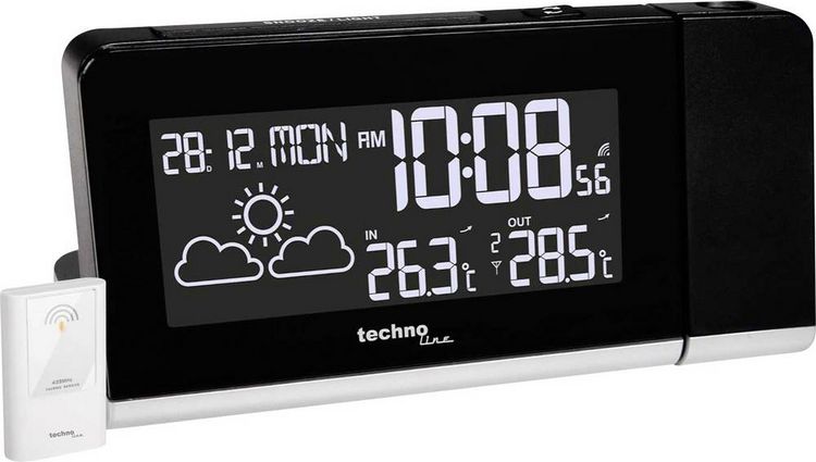 Produktbild: Techno Line Technoline WT 539 Funk Wecker digital Schwarz