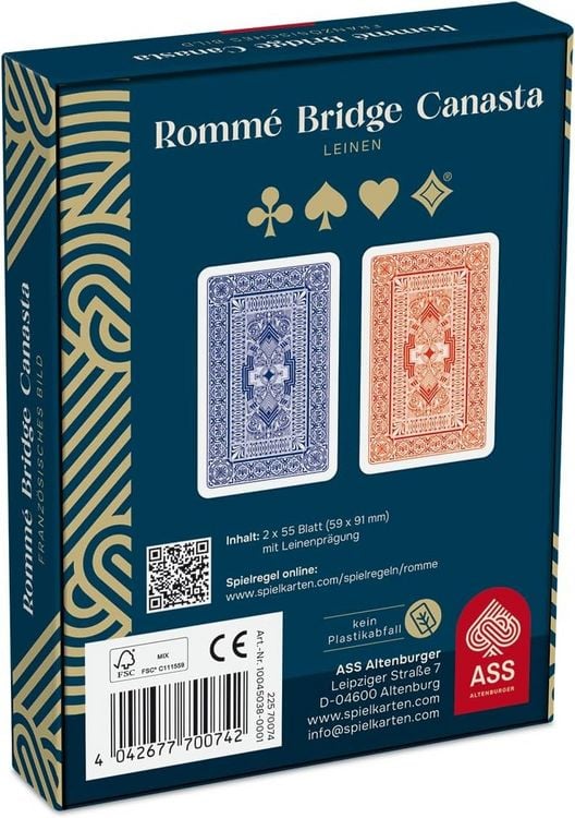Produktbild: Romm&eacute; Leinenpr&auml;gung, franz&ouml;sisches Bild