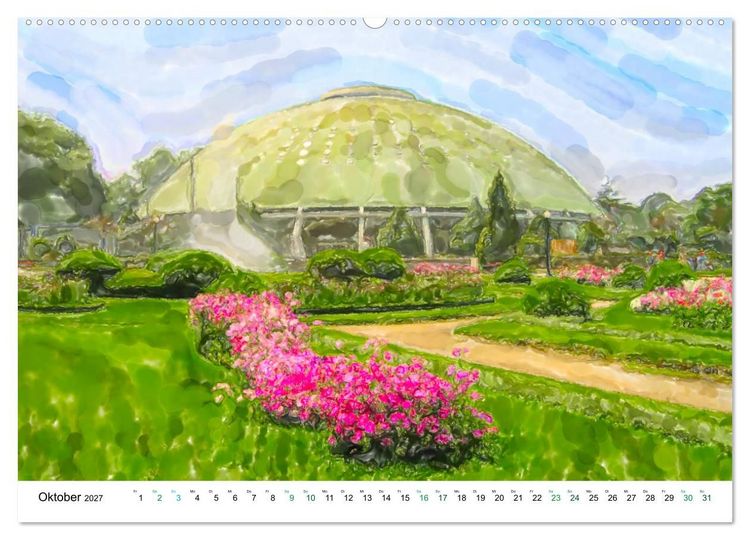 Produktbild: Porto - Ansichten in Aquarell (Wandkalender 2027 DIN A2 quer), CALVENDO Monatskalender