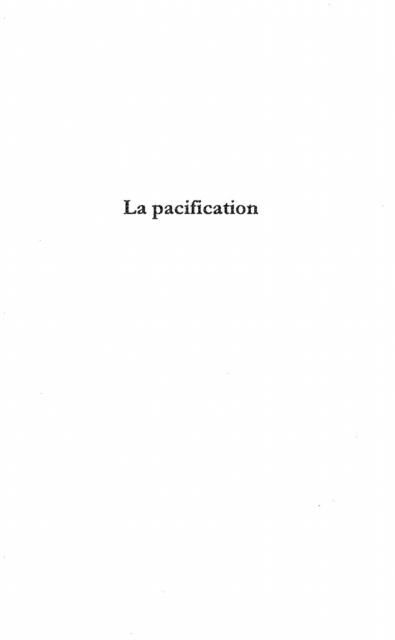 Produktbild: La Pacification