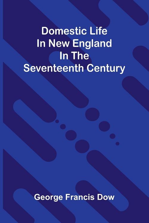 Produktbild: Domestic life in New England in the seventeenth century