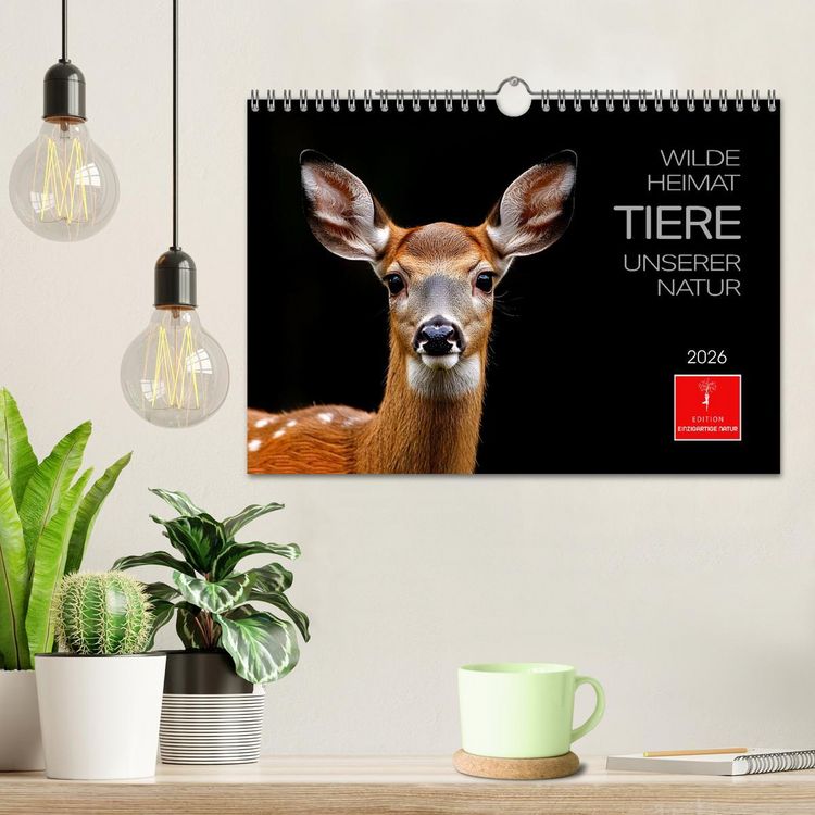 Produktbild: Wilde Heimat - Tiere unserer Natur (Wandkalender 2026 DIN A4 quer), CALVENDO Monatskalender