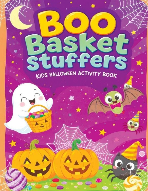 Produktbild: Boo Basket Stuffers for Kids - Halloween Activity Book