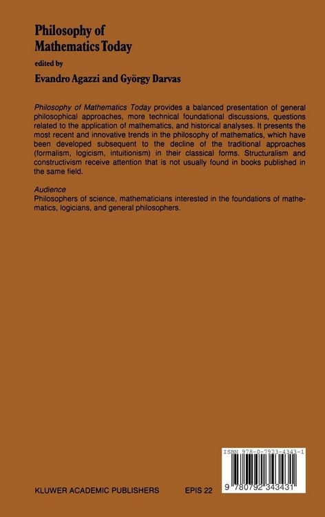 Produktbild: Philosophy of Mathematics Today
