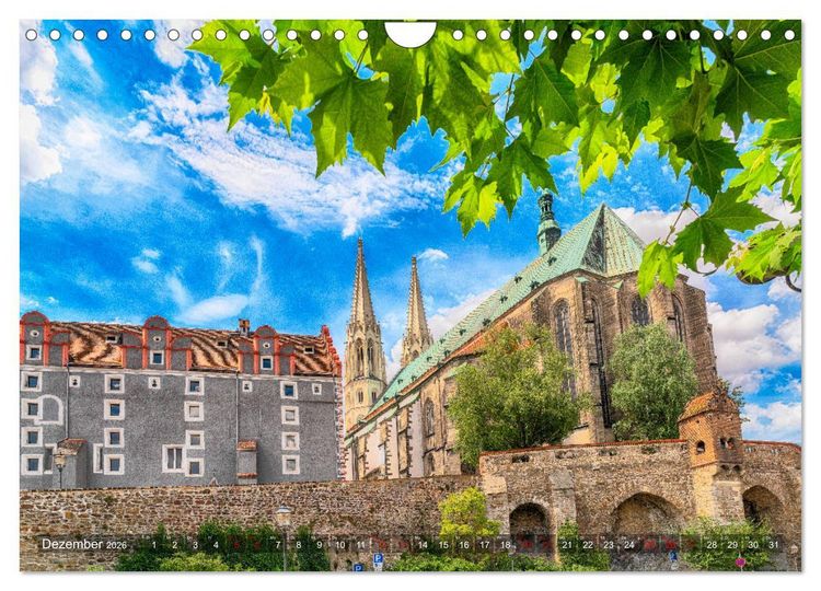 Produktbild: G&ouml;rlitz - Fimstadt mit Charme (Wandkalender 2026 DIN A4 quer), CALVENDO Monatskalender