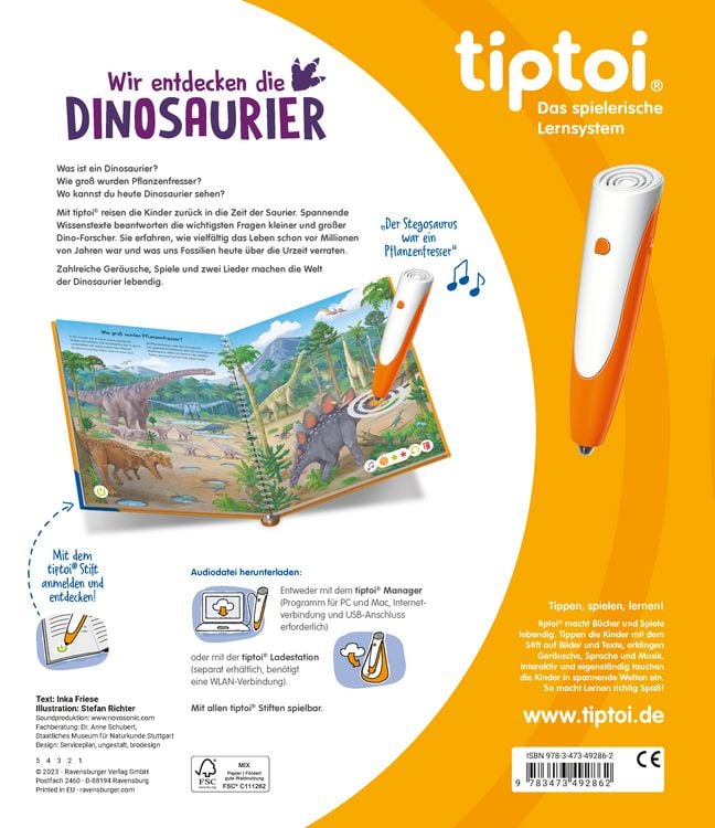 Tiptoi® - Wir entdecken die Dinosaurier