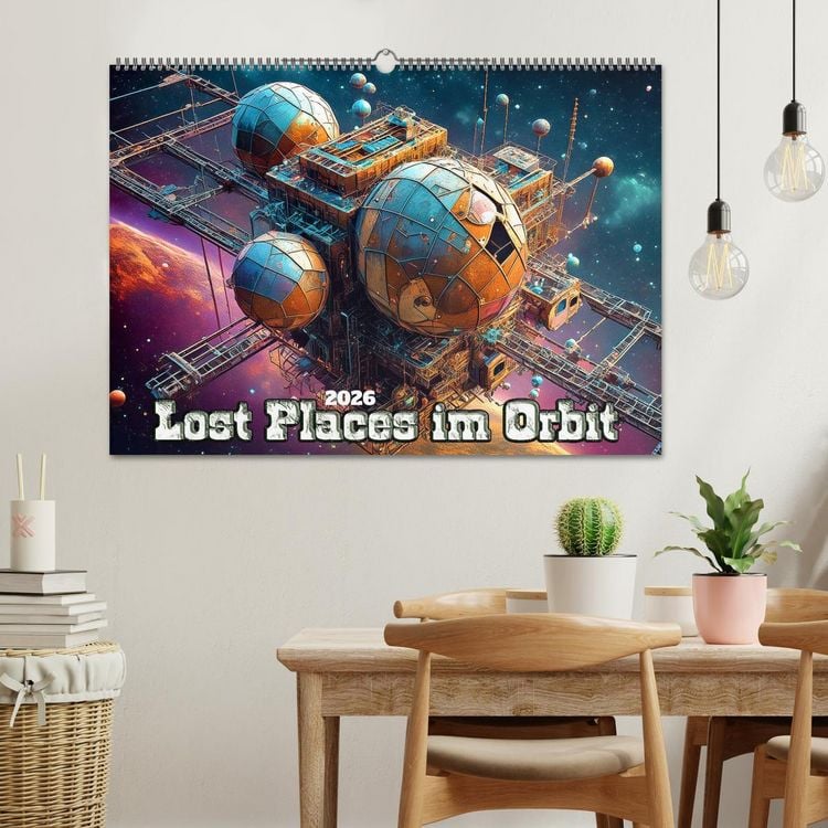 Produktbild: Lost Places im Orbit (Wandkalender 2026 DIN A2 quer), CALVENDO Monatskalender