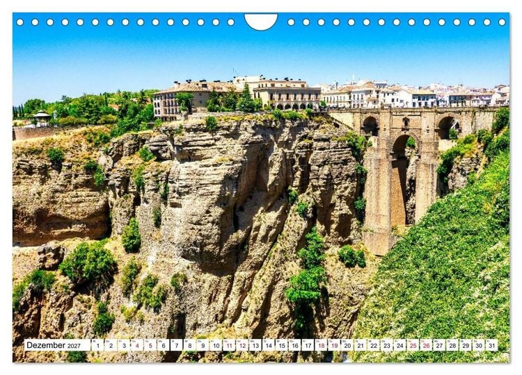 Produktbild: Sonniges Andalusien (Wandkalender 2027 DIN A4 quer), CALVENDO Monatskalender