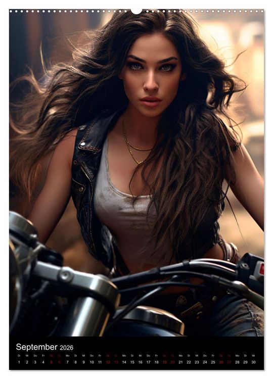 Produktbild: Riding Beauties (hochwertiger Premium Wandkalender 2026 DIN A2 hoch), Kunstdruck in Hochglanz