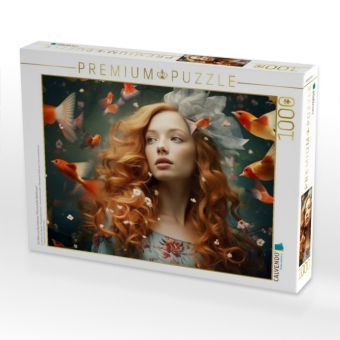 Produktbild: CALVENDO Puzzle Ein Motiv aus dem Kalender "M&auml;rchenhafte Fabelfrauen" | 1000 Teile Lege-Gr&ouml;&szlig;e 64x48cm Foto-Puzzle f&uuml;r gl&uuml;ckliche Stunden