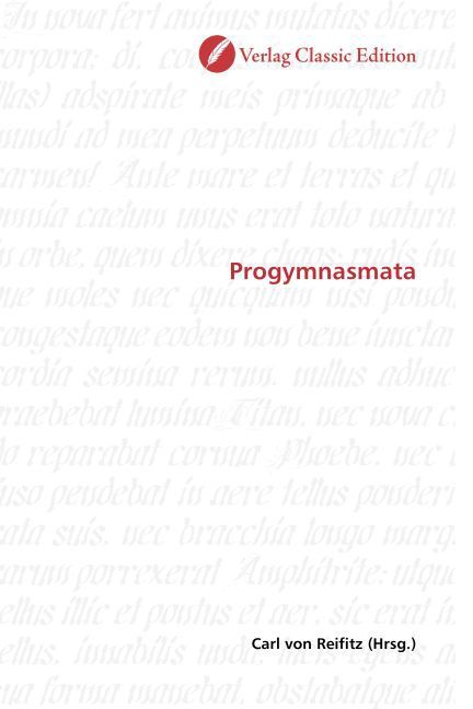 Produktbild: Progymnasmata