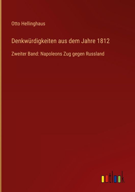 Produktbild: Denkw&uuml;rdigkeiten aus dem Jahre 1812