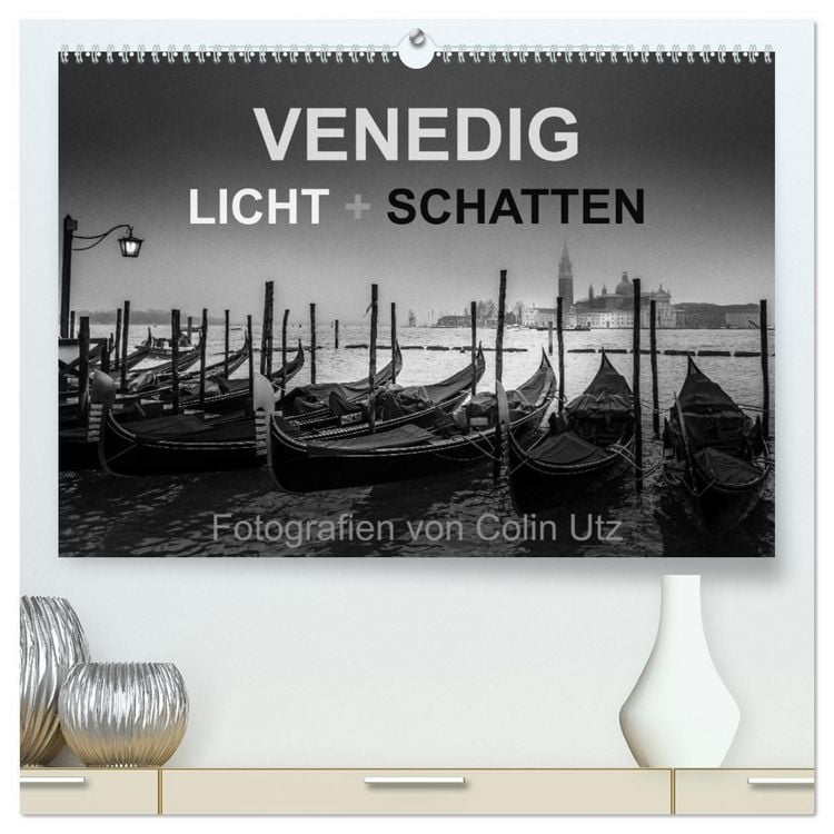 Produktbild: Venedig - Licht und Schatten (hochwertiger Premium Wandkalender 2027 DIN A2 quer), Kunstdruck in Hochglanz